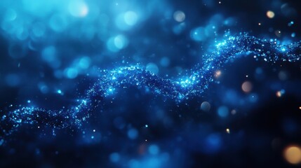 A captivating blend of nature and fantasy unfolds with a luminous DNA double helix. Its surreal glow intertwines with soft textures and vibrant elements, creating an enchanting visual experience.