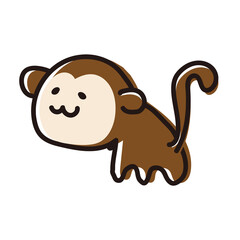 切ない動物シリーズさる