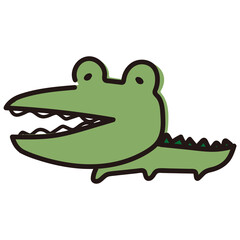 切ない動物シリーズワニ