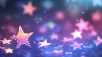 Obraz premium Soft blur stars background