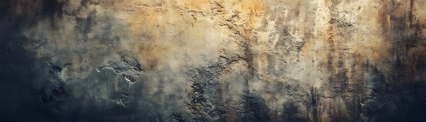 A Close-Up of a Textured Wall with Dark and Light Brown Tones
