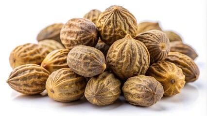 Wide-Angle Isolated Triphala on White Background with Clipping Path