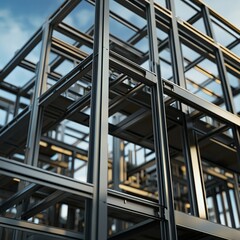 Fototapeta premium Steel frame structure