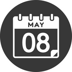 8 May Vector Icon Design