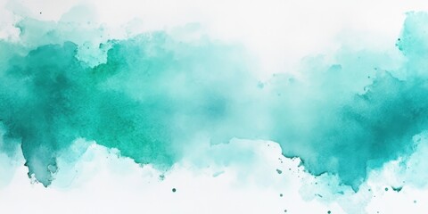 Abstract Green Watercolor Background for Creative Use