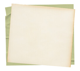 PNG Old vintage paper badge, transparent background