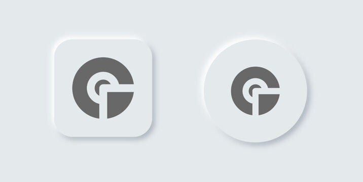 Report solid icon in neomorphic design style. Statistic signs vector illustration.