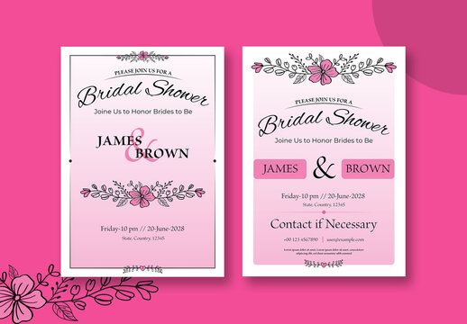 Bridal Shower Invitations Card