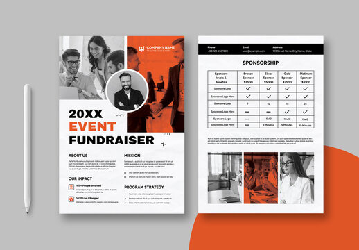 Event Fundraising Flyer