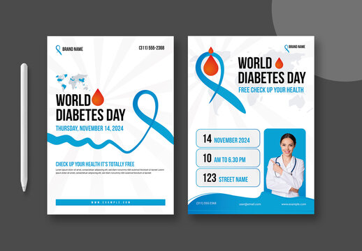 World Diabetes Day Flyer 2024