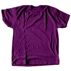 Get An Incredible Realistic Design That Comes With This Breathtaking Photorealistic T Shirt Mock Up In Hyacinth Purple Color..