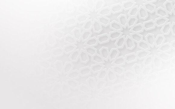 Abstract Arabesque shadow background with traditional ornament, ramadan islamic design. End of fasting. Hari Raya card. Eid al-Fitr decoration. Breaking of holy fast day. Muslim holiday.
