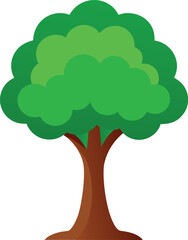 Tree vector art illustration 