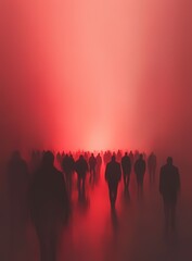 Fototapeta premium Walking crowds