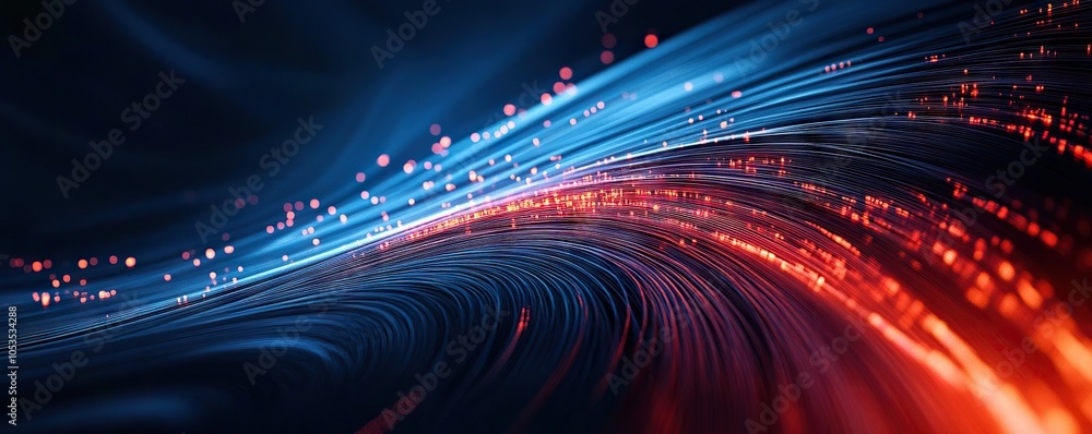 Fototapete digital backdround ideal for technological operations, neural networks, ai, data transmission and en