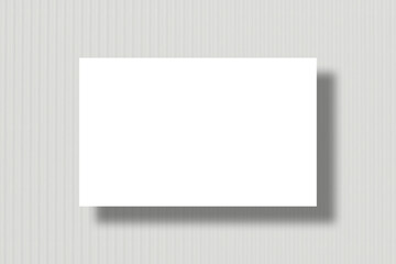 Png business card mockup on gray background