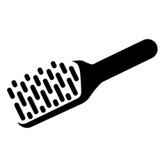 
Illustration showing a hair comb against a white background