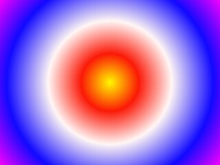 colorful background centered circle in the middle. abstract