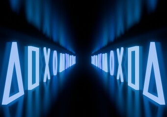 background game 3d rendering