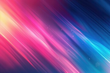 Fototapeta premium Abstract background with diagonal lines in pink blue and yellow.