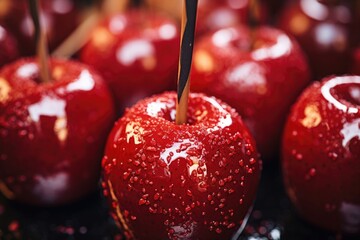 christmas red apples background