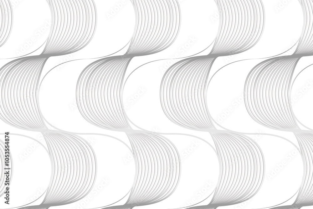 Poster gray wave abstract patterned background design element