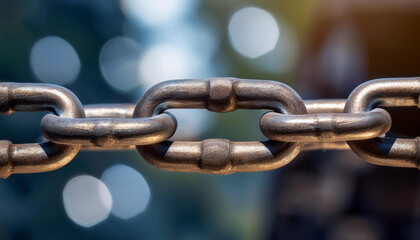 Naklejka premium Strong Chain Link Design