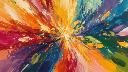 Obraz premium Colored confetti. Generative AI