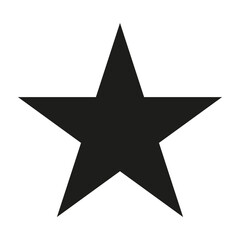 Obraz premium Star Icon vector. Five Point Star vector icon Isolated