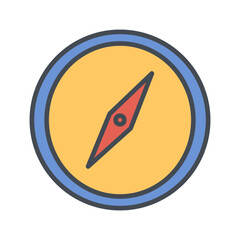 Compass Vector Icon