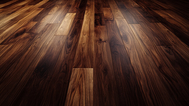 Dark walnut wood floor texture
