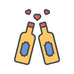 Wine Chill Vector Icon
