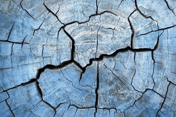 Obraz premium Close-up view of a wooden surface with a crack
