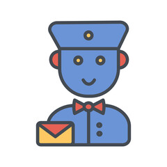 Mail Carrier Vector Icon