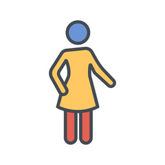 Photography Posing Vector Icon