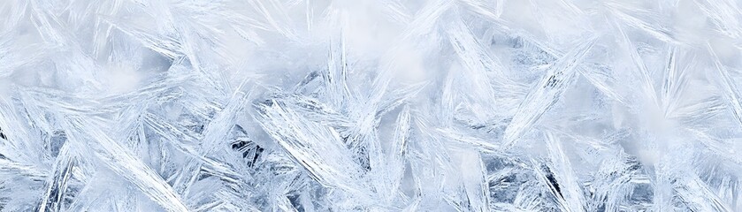 Obraz premium Abstract Ice Crystal Patterns on a Frozen Surface