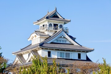 Naklejka premium 長浜市、長浜城の模擬天守（長浜城歴史博物館）