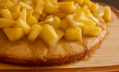 Delicious Homemade Apple Cake - Cozy Fall Baking Recipe Close-Up