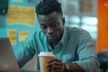 A person sitting at a desk with a laptop, possibly for work or study
