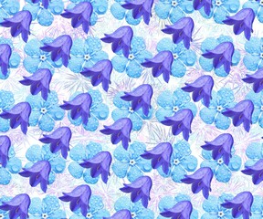 Colorful floral pattern background