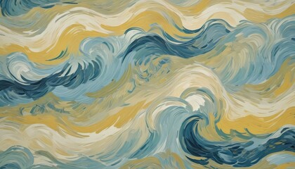 Obraz premium abstract, wallpaper, waves, brushstrokes, flow, texture, movement, fluid, pattern, swirls, organic, art, dynamic, background, painting, modern, seamless, energy, artistic, decor, wall, harmony, smooth