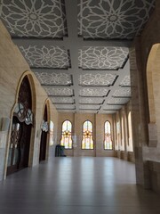 a magnificent Islamic mosque with beautiful carvings