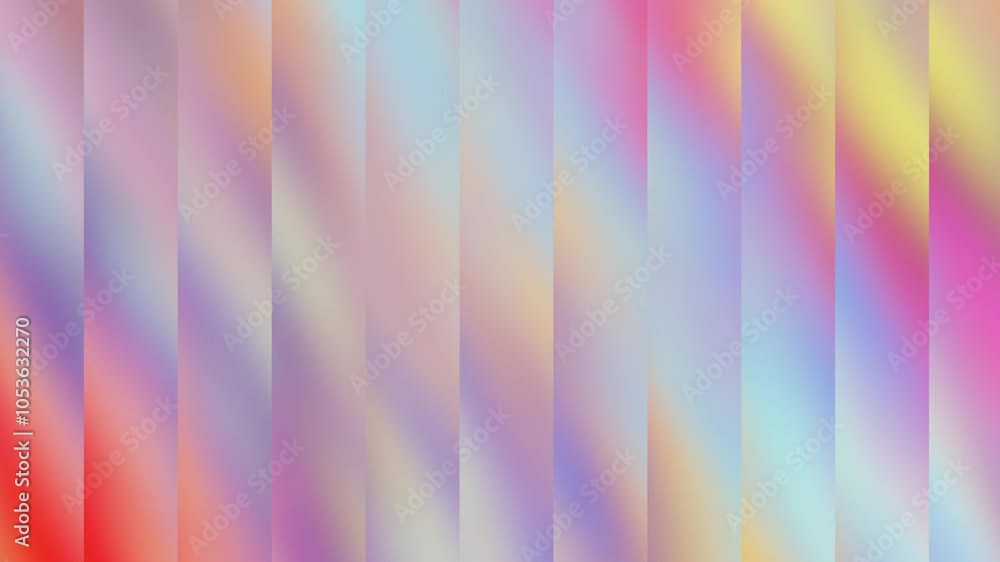 Poster vibrant iridescent stripes with soft translucent motion: a modern background pattern featuring a dyn