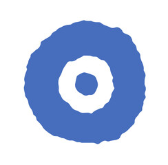 Blue Circle With Inner Ring