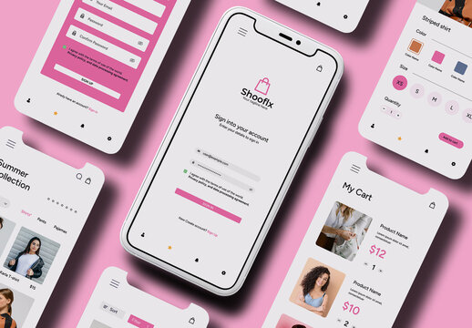 Mobile Screen Mockup With Generative AI