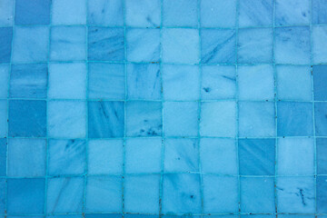 Fototapeta premium Blue Water Pool Surface with Sunlight Reflections
