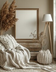 Cozy Living Room Interior.