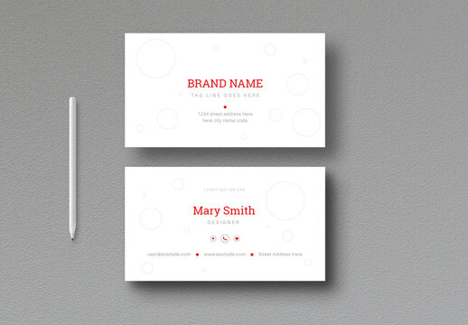 Simple Business Card Layout