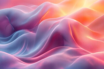 Obraz premium Abstract colorful flowing waves background.