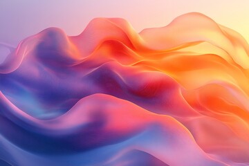Fototapeta premium Abstract colorful wavy background with vibrant gradients.